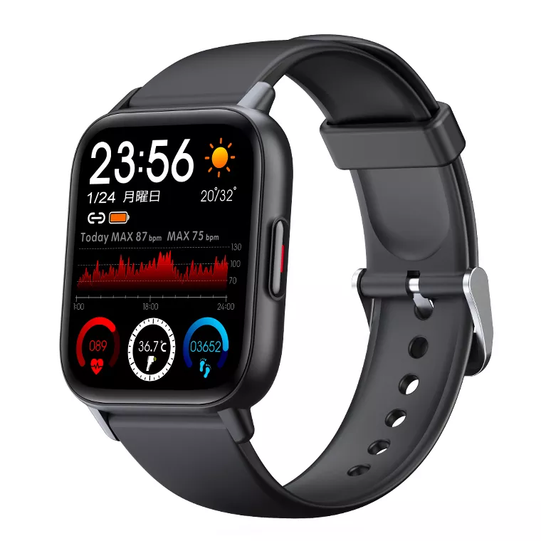 2022年最新モデルスマートウォッチ（QS16）！1.7インチ大画面より24時間健康管理、着信通知など一目瞭然！
